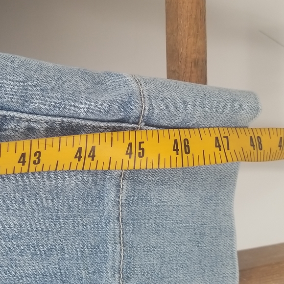 A Beautiful Soul 34" Wide Leg Blue Jeans - Picture 11 of 13